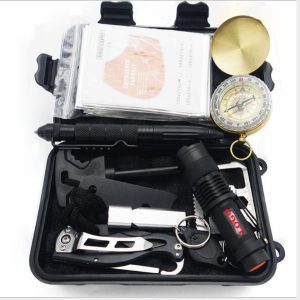 Multifunctional wild survival first aid kit SOS equipment adventure survival kit